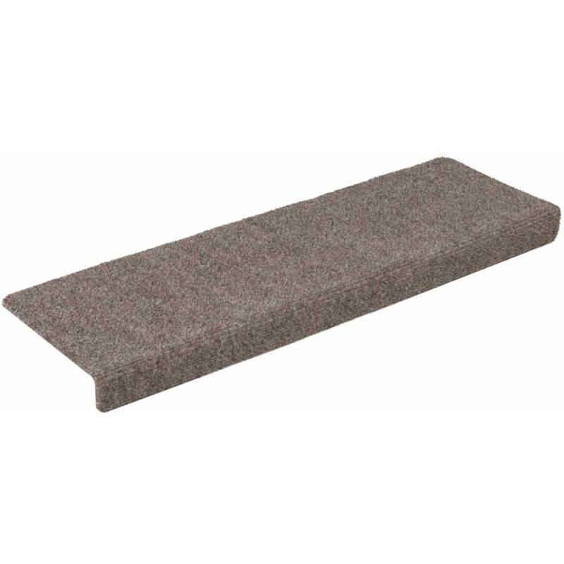 foto del prodotto vidaxl tappetini per scale autoadesivi 30 pz 65x21x4 cm beige bordo rettangolare