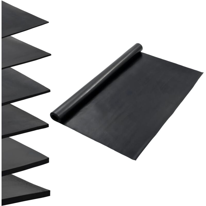 foto del prodotto vidaxl tappetino antiscivolo in gomma 1,2x2 m 1 mm liscio