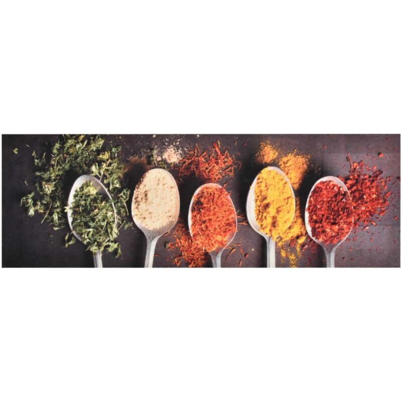 foto del prodotto vidaxl tappetino da cucina lavabile cucchiai 60x180 cm