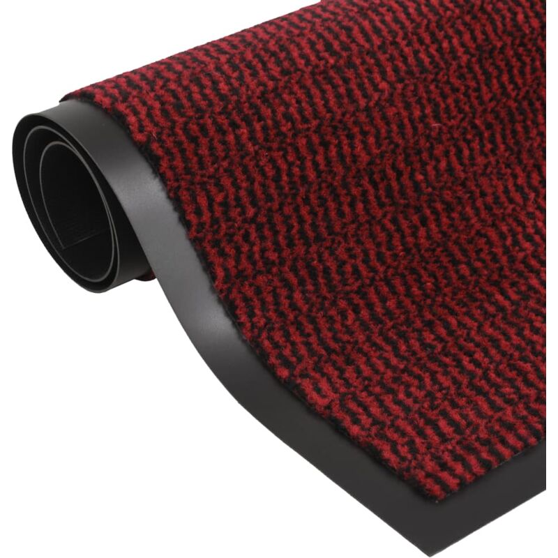 foto del prodotto vidaxl tappeto antipolvere rettangolare trapuntato 40x60 cm vari colori colore rosso