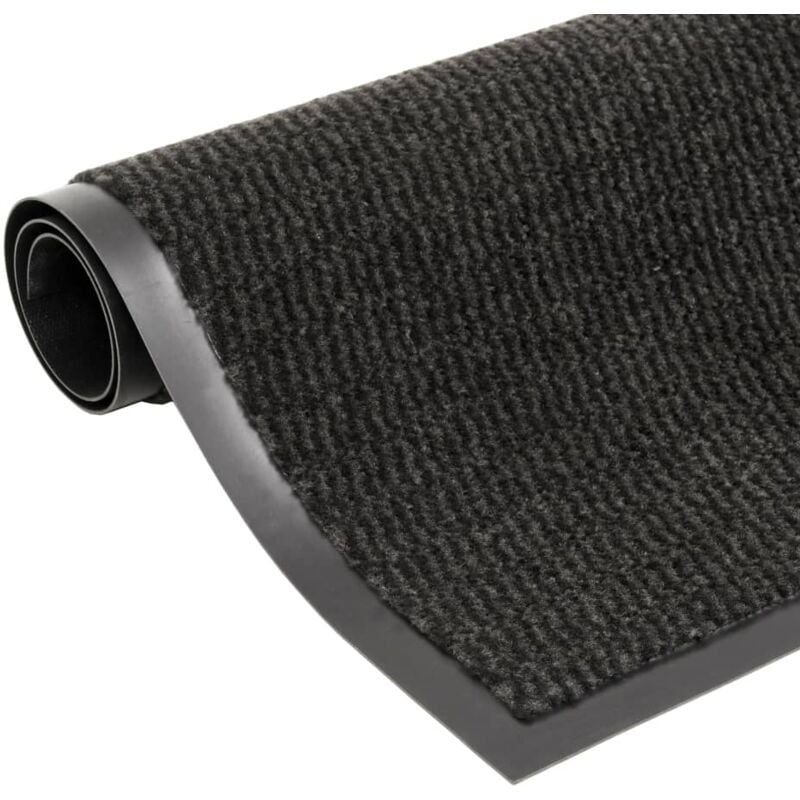 foto del prodotto vidaxl tappeto antipolvere trapuntato rettangolare 80x120cm nero