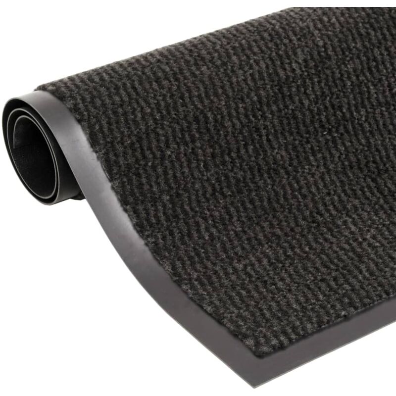 foto del prodotto vidaxl - tappeto antipolvere trapuntato rettangolare 90x150cm nero