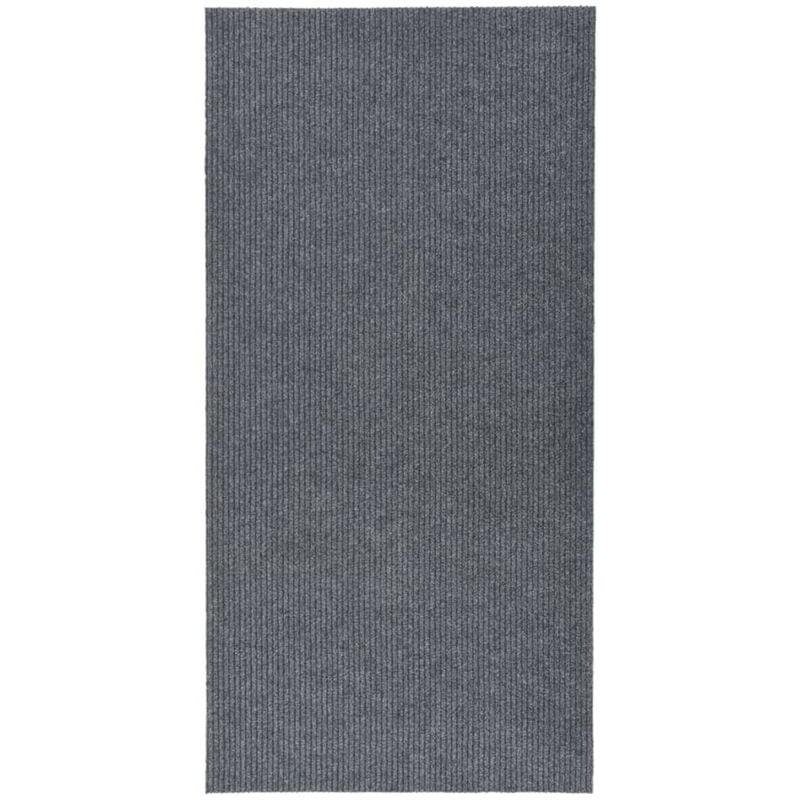 foto del prodotto vidaxl tappeto corsia acchiappa polvere 100x200 cm grigio
