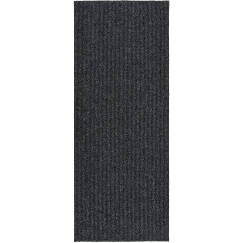 foto del prodotto vidaxl - tappeto corsia acchiappa polvere 100x250 cm antracite