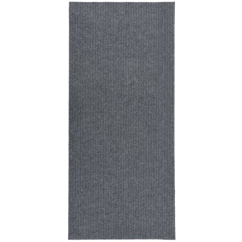 foto del prodotto vidaxl tappeto corsia acchiappa polvere 100x250 cm grigio