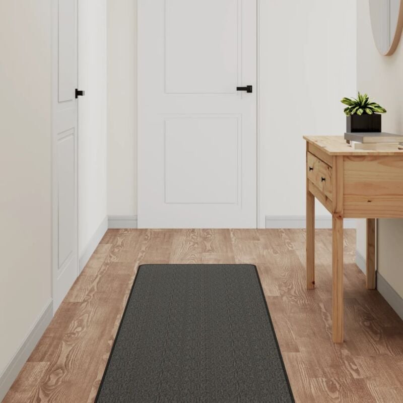foto del prodotto vidaxl tappeto corsia aspetto sisal antracite 50x300 cm