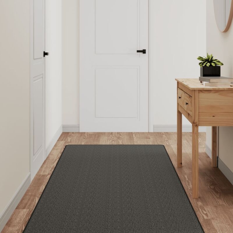 foto del prodotto vidaxl tappeto corsia aspetto sisal antracite 80x150 cm