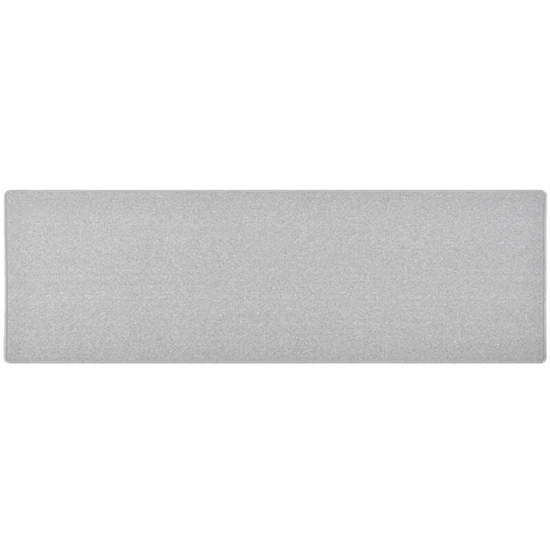 foto del prodotto vidaxl tappeto corsia grigio chiaro 80x250 cm