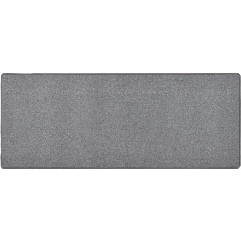 foto del prodotto vidaxl tappeto corsia grigio scuro 80x200 cm