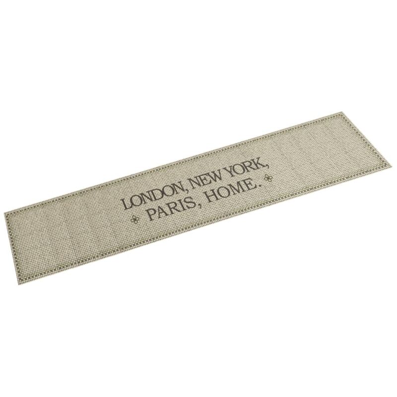 foto del prodotto vidaxl tappeto da cucina lavabile casa maiuscolo 60x300 cm velluto