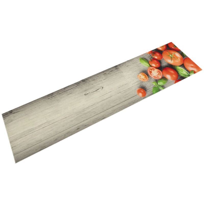 foto del prodotto vidaxl tappeto da cucina lavabile pomodori 60x300 cm in velluto