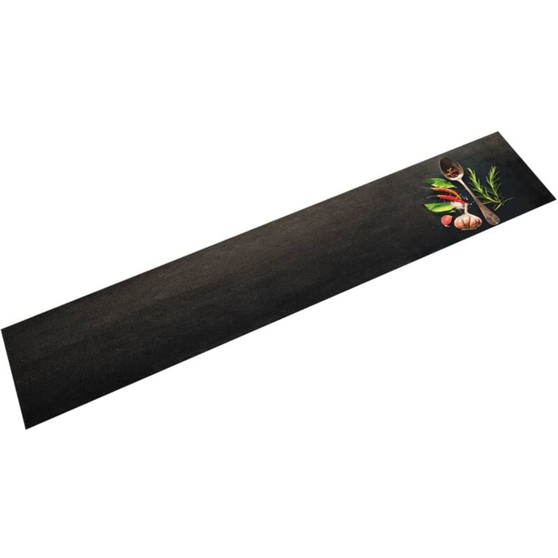 foto del prodotto vidaxl tappeto da cucina lavabile spezie 60x300 cm velluto