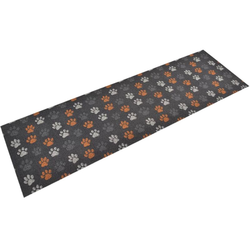 foto del prodotto vidaxl tappeto da cucina lavabile zampe 60x180 cm velluto