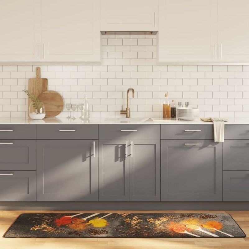 foto del prodotto vidaxl tappeto da cucina multicolore 60x180 cm lavabile antiscivolo