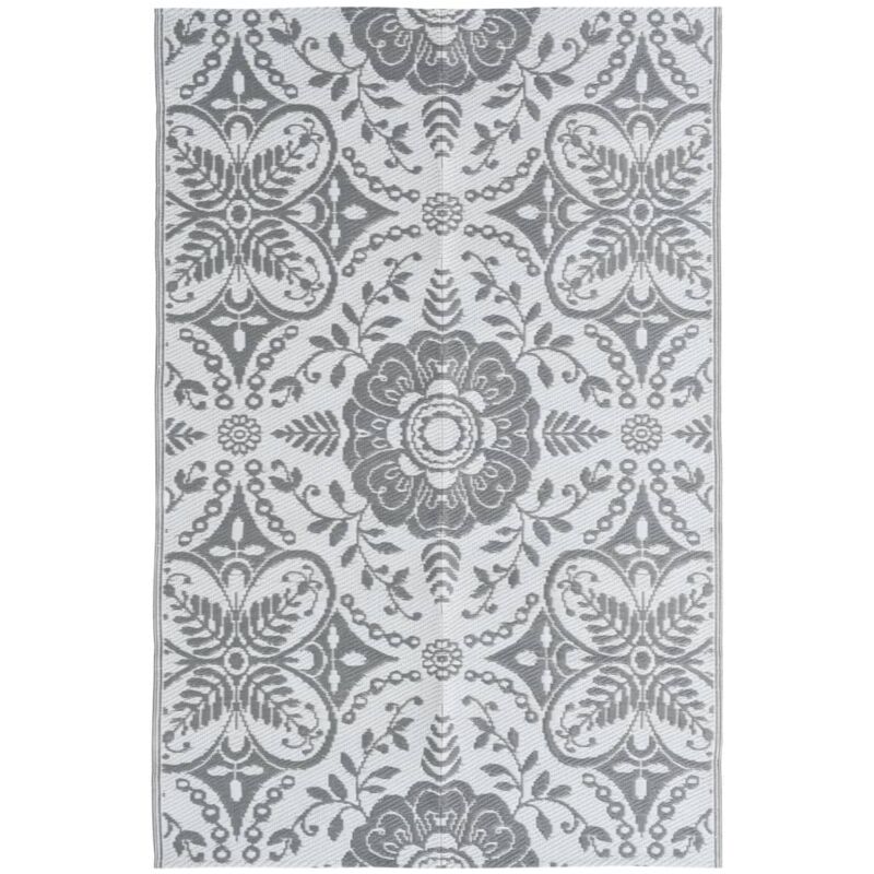 foto del prodotto vidaxl tappeto da esterni arakil grigio chiaro 120x180 cm in pp