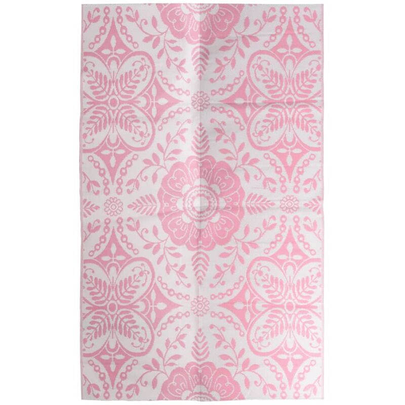 foto del prodotto vidaxl tappeto da esterni arakil rosa 160x230 cm in pp