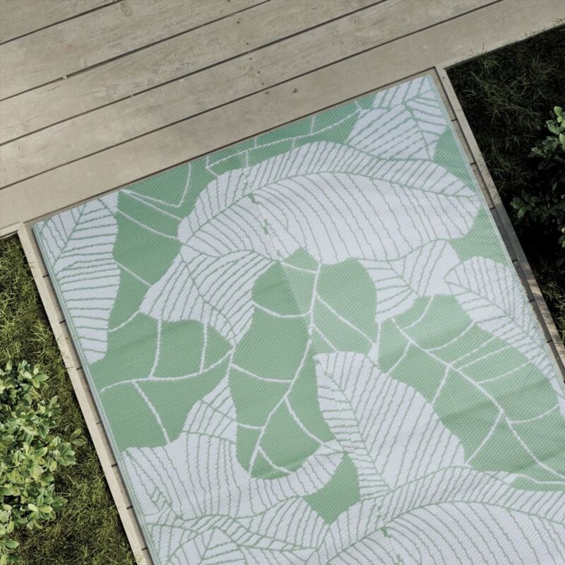 foto del prodotto vidaxl tappeto da esterno arakil verde 120x180 cm pp