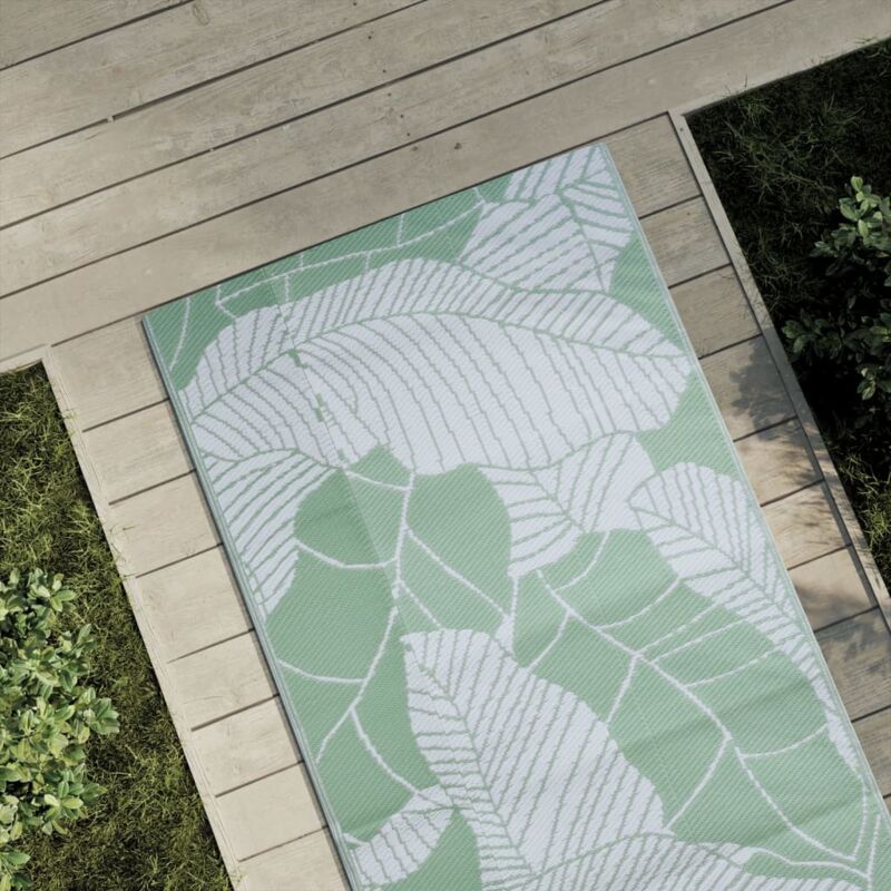 foto del prodotto vidaxl tappeto da esterno arakil verde 80x250 cm in pp