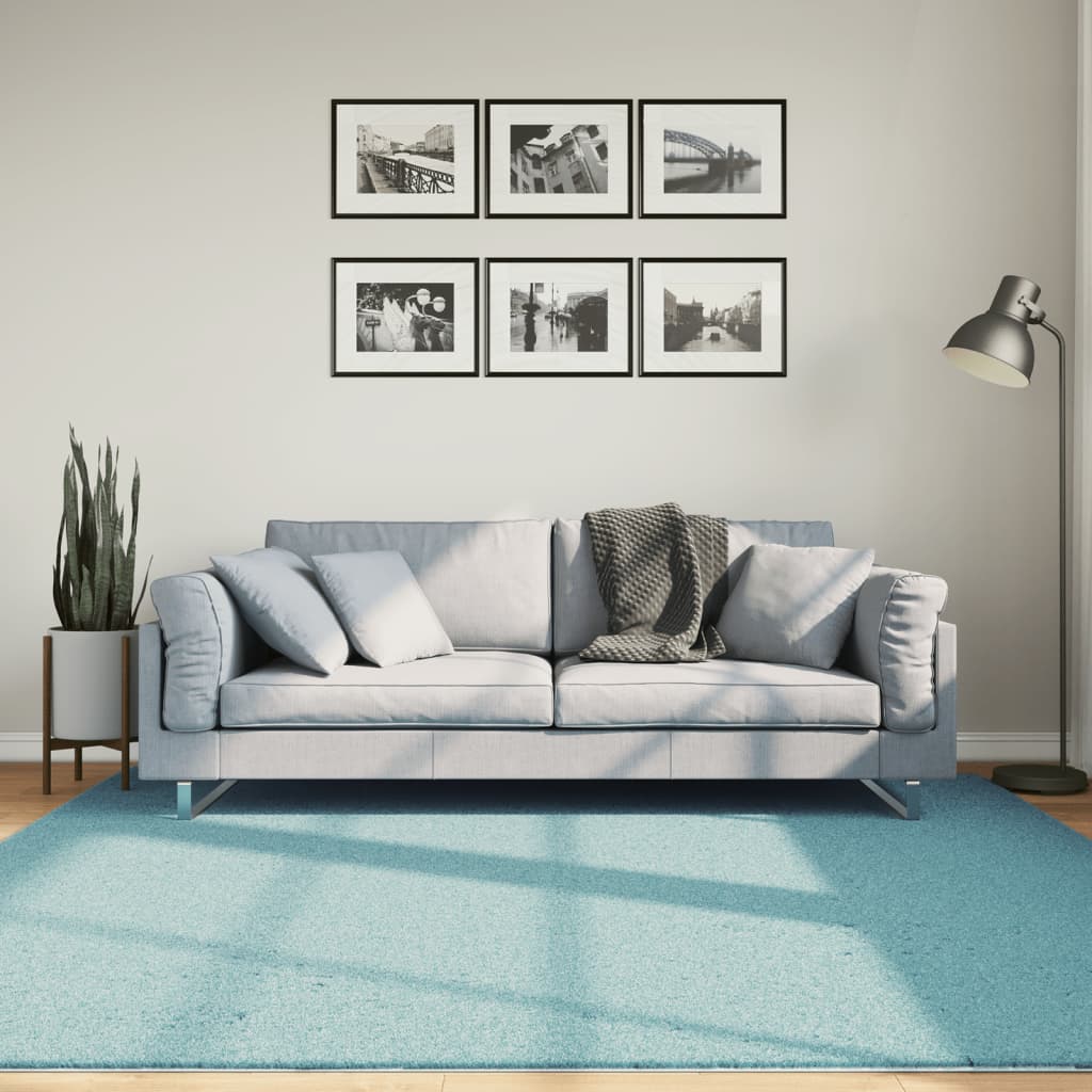 foto del prodotto vidaxl tappeto oviedo a pelo corto verde 200x200 cm
