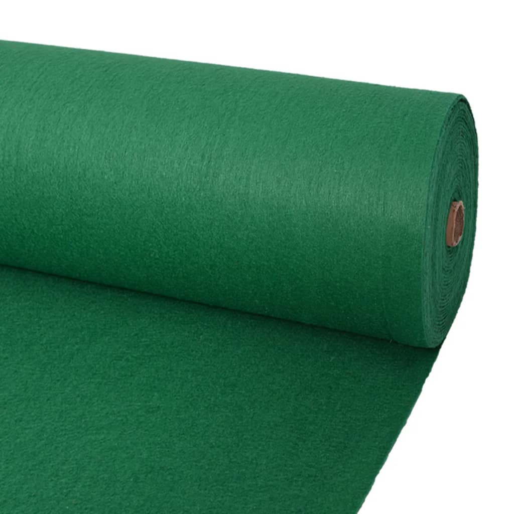 foto del prodotto vidaxl tappeto piatto da esposizione 1,2x12 m verde
