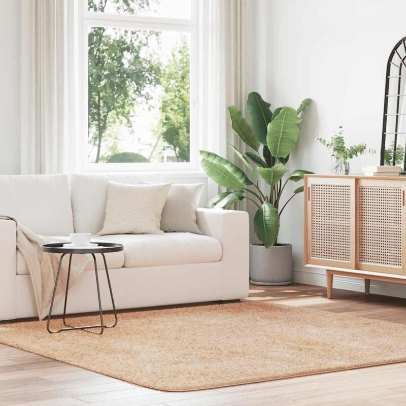 foto del prodotto vidaxl tappeto shaggy a pelo lungo navarra beige 200x200 cm poliestere