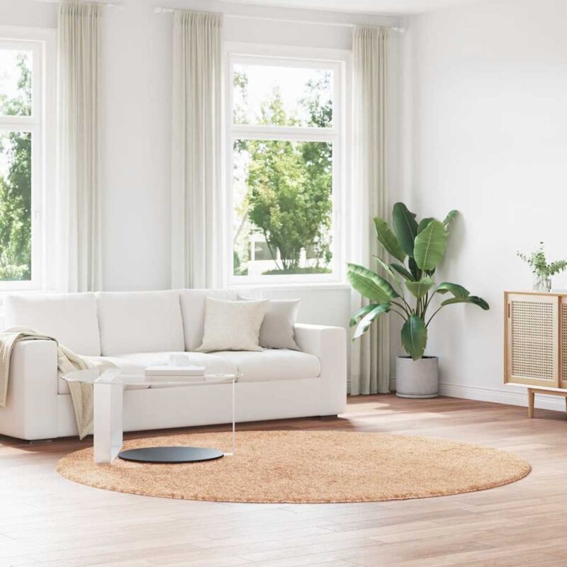 foto del prodotto vidaxl tappeto shaggy a pelo lungo navarra beige 240x240 cm poliestere