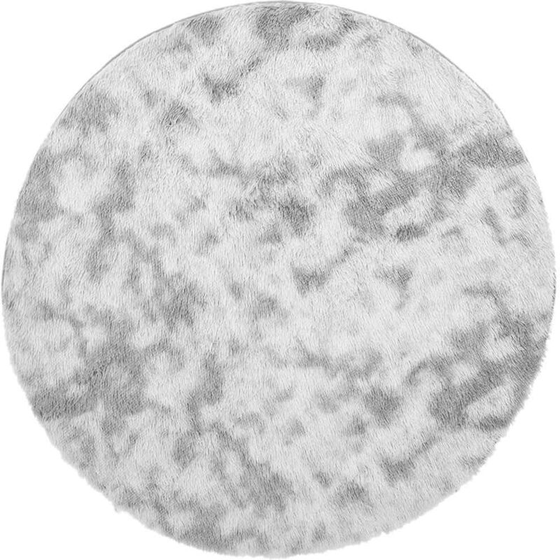 foto del prodotto vidaxl - tappeto shaggy a pelo lungo navarra grigio argento 240x240cm