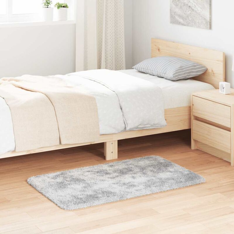 foto del prodotto vidaxl tappeto shaggy a pelo lungo navarra grigio argento 60x100 cm