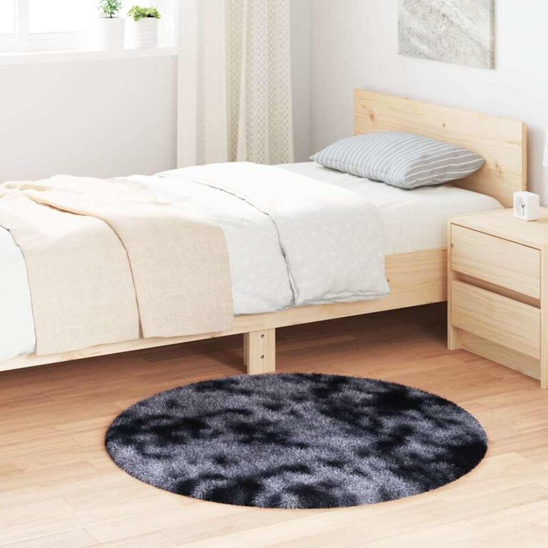 foto del prodotto vidaxl tappeto shaggy a pelo lungo navarra grigio scuro 100x100 cm