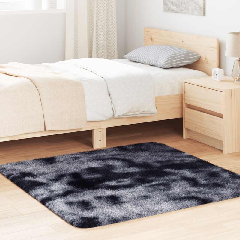 foto del prodotto vidaxl tappeto shaggy a pelo lungo navarra grigio scuro 120x120 cm