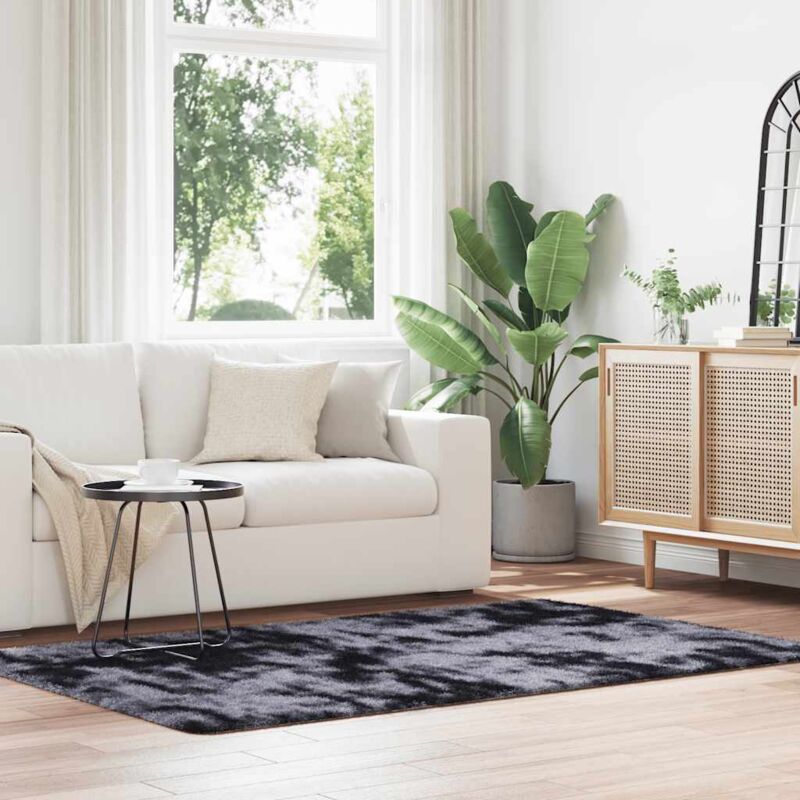 foto del prodotto vidaxl tappeto shaggy a pelo lungo navarra grigio scuro 130x200 cm
