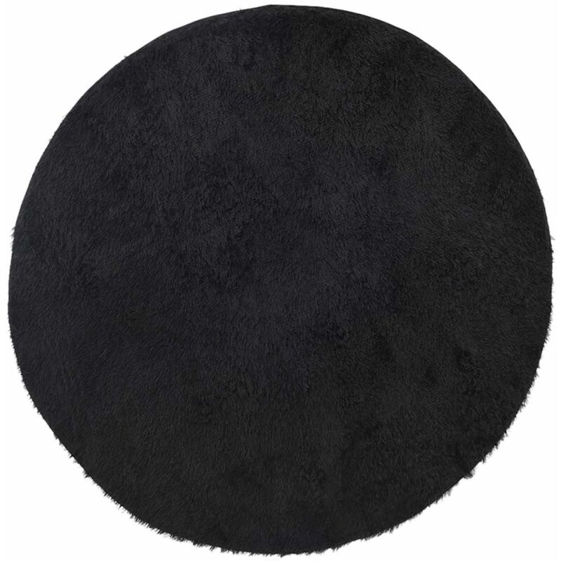 foto del prodotto vidaxl tappeto shaggy a pelo lungo navarra nero 240x240 cm poliestere