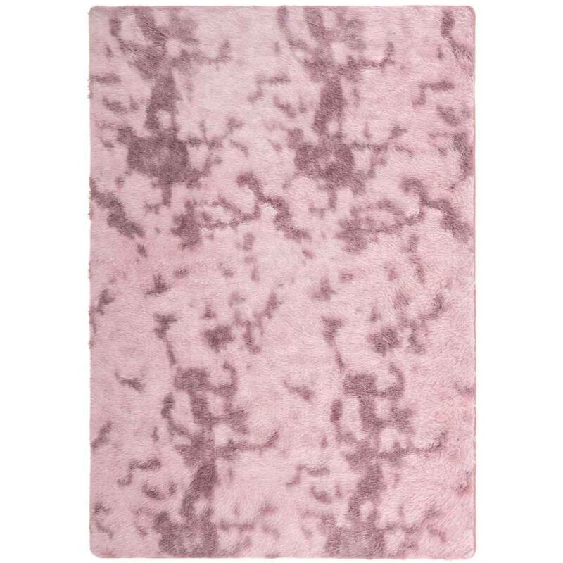 foto del prodotto vidaxl tappeto shaggy a pelo lungo navarra rosa antico 120x170cm