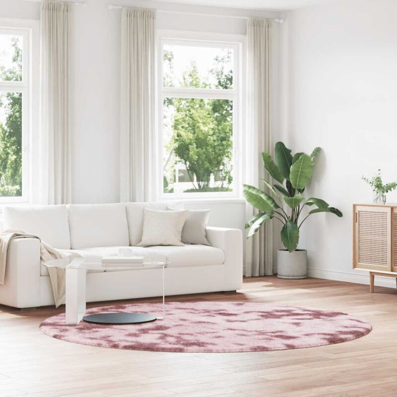 foto del prodotto vidaxl tappeto shaggy a pelo lungo navarra rosa antico 240x240cm