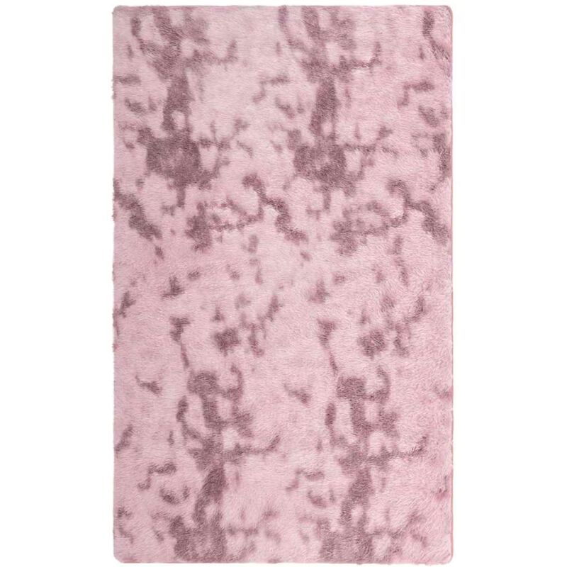 foto del prodotto vidaxl tappeto shaggy a pelo lungo navarra rosa antico 80x150 cm