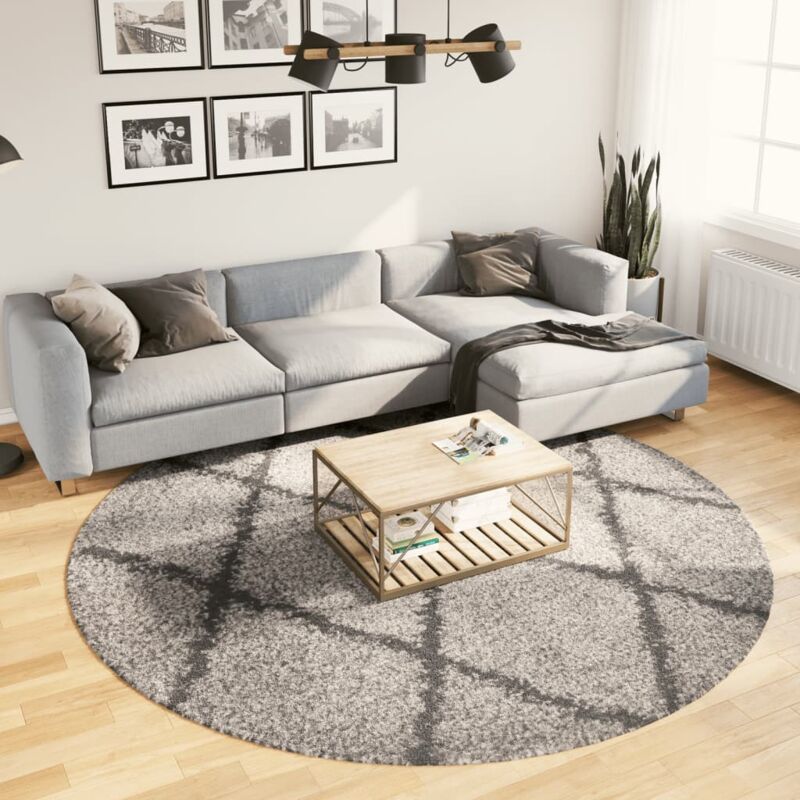 foto del prodotto vidaxl tappeto shaggy pamplona a pelo lungo beige e antracite 240 cm