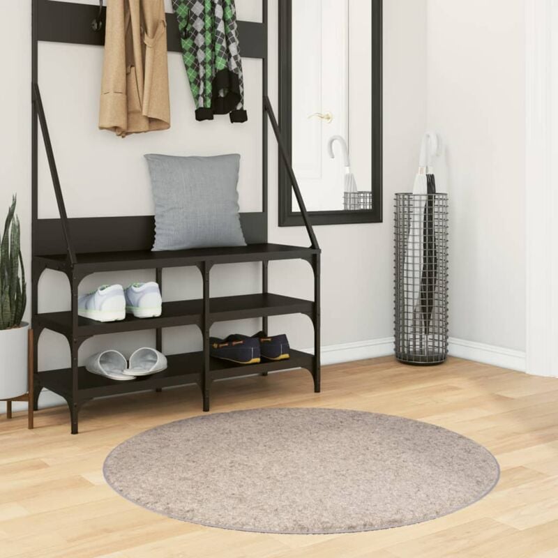 foto del prodotto vidaxl tappeto shaggy pamplona a pelo lungo moderno beige 100 cm