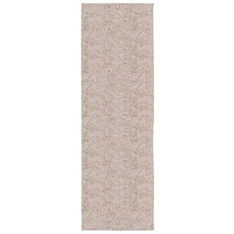 foto del prodotto vidaxl tappeto shaggy pamplona a pelo lungo moderno beige 80x250 cm