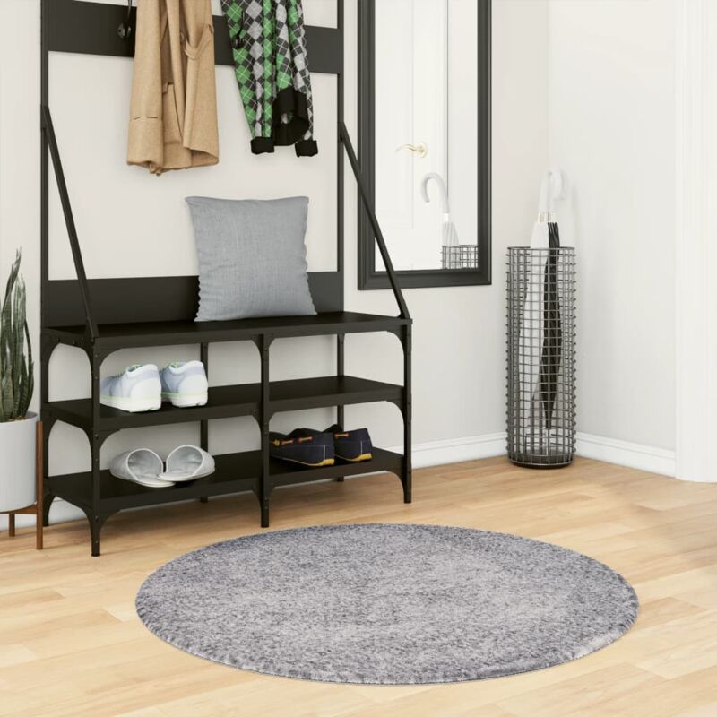 foto del prodotto vidaxl tappeto shaggy pamplona a pelo lungo moderno blu 100 cm