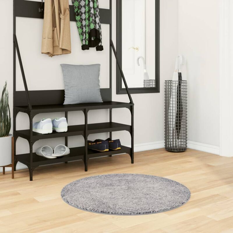 foto del prodotto vidaxl tappeto shaggy pamplona a pelo lungo moderno blu 80 cm