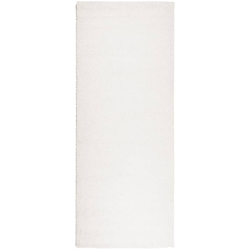 foto del prodotto vidaxl tappeto shaggy pamplona a pelo lungo moderno crema 80x200 cm