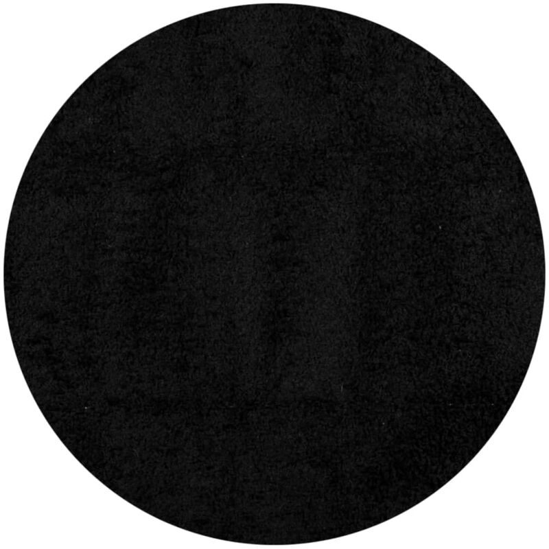 foto del prodotto vidaxl tappeto shaggy pamplona a pelo lungo moderno nero 120 cm