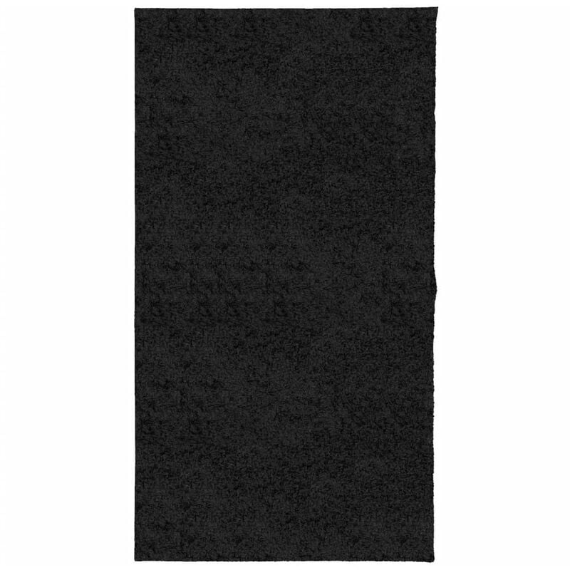 foto del prodotto vidaxl tappeto shaggy pamplona a pelo lungo moderno nero 80x150 cm