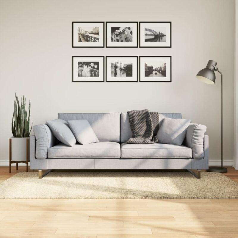 foto del prodotto vidaxl tappeto shaggy pamplona a pelo lungo moderno oro 100x200 cm