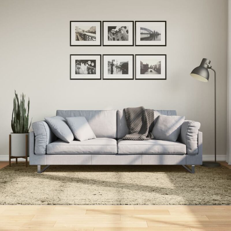 foto del prodotto vidaxl tappeto shaggy pamplona a pelo lungo moderno oro 160x230 cm