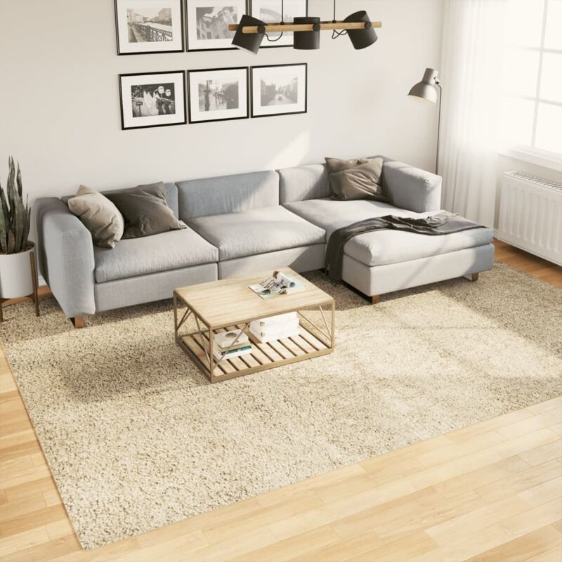 foto del prodotto vidaxl tappeto shaggy pamplona a pelo lungo moderno oro 240x340 cm