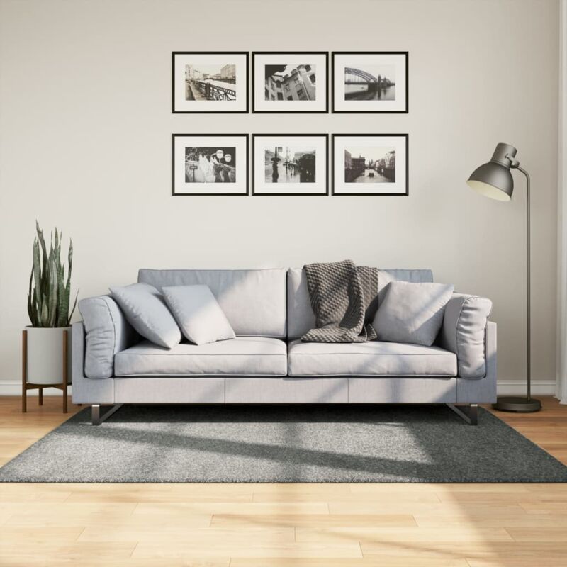 foto del prodotto vidaxl tappeto shaggy pamplona a pelo lungo moderno verde 120x170 cm
