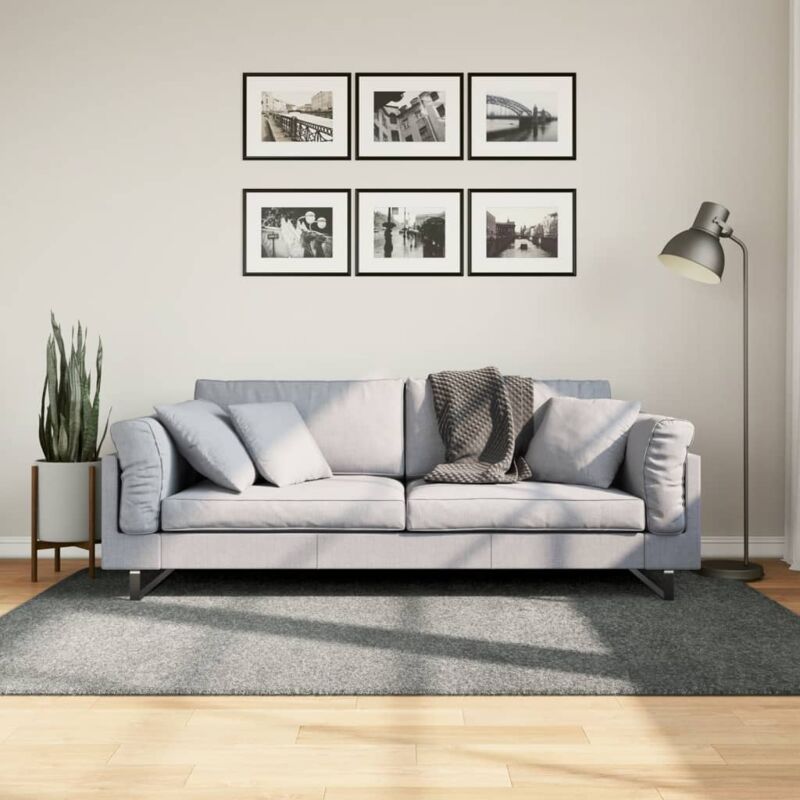 foto del prodotto vidaxl tappeto shaggy pamplona a pelo lungo moderno verde 140x200 cm