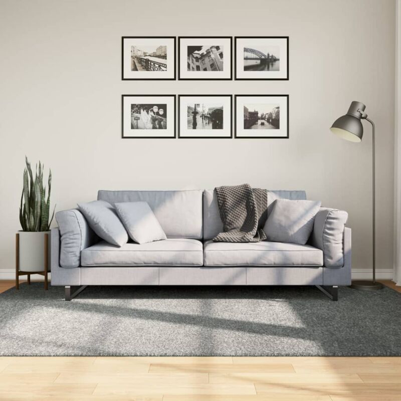 foto del prodotto vidaxl tappeto shaggy pamplona a pelo lungo moderno verde 160x230 cm