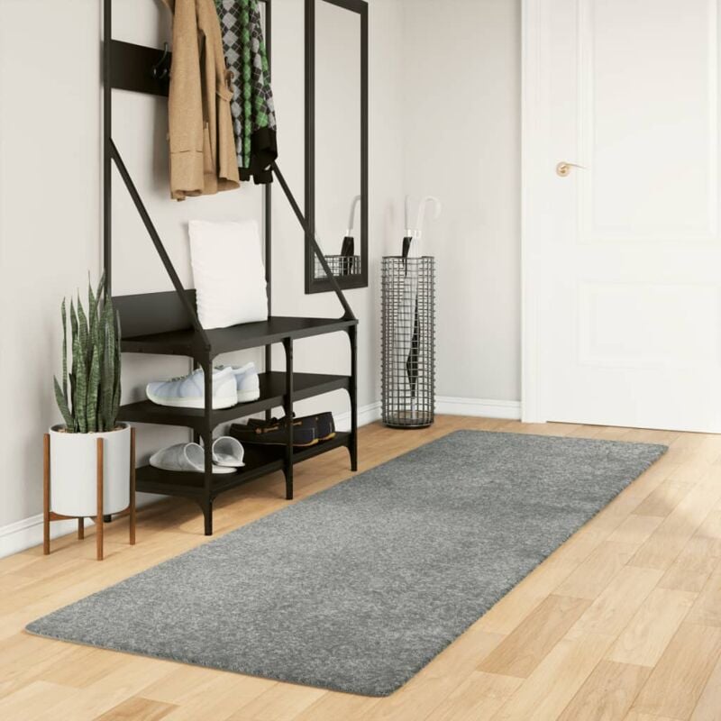 foto del prodotto vidaxl tappeto shaggy pamplona a pelo lungo moderno verde 80x250 cm